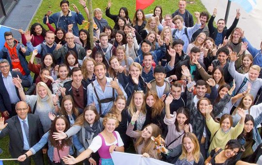The Incoming Students at the Campus of the FH Kufstein Tirol
