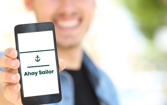 Dank der „Ahoy Sailor“ App können SeefahrerInnen mit ihrer Familie in Kontakt bleiben.