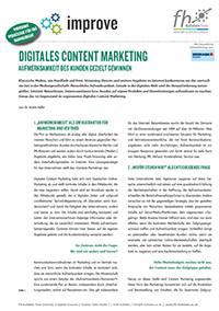 Digitales Content Marketing - Aufmerksamkeit des Kunden gezielt gewinnen