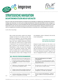 Strategische Navigation - das Unternehmen steuern und auf Kurs halten