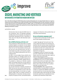 DSGVO, Marketing und Vertrieb - Datenschätze systematisch heben und nutzen